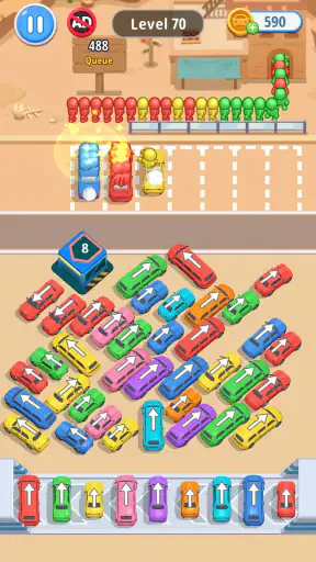 カージャムソルバー：バスジャムの駐車場ゲーム・バスゲーム screenshot