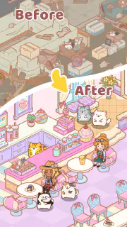 Cat Garden Merge screenshot 2