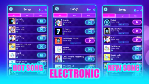 Cat Hop: ピアノ音楽ゲーム screenshot