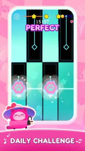 Cat Piano Tiles: 音楽ゲーム ボールゲーム screenshot