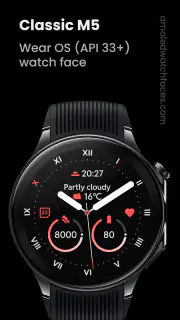 Classic M5 Watch Face screenshot 1