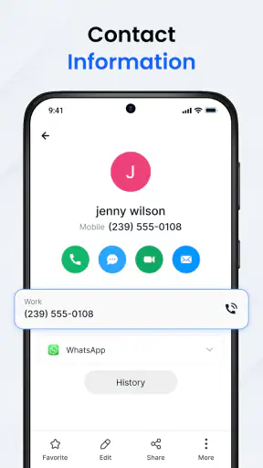 Contacts screenshot