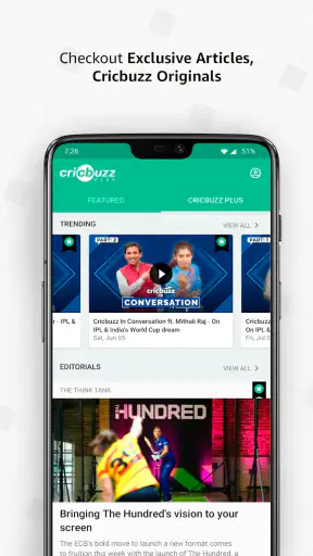 Cricbuzz - Live Cricket Scores screenshot