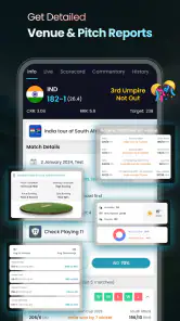 Cricket LineX: Fast Live score screenshot 6
