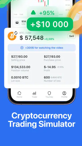 Cryptoguru: Trading Simulator screenshot