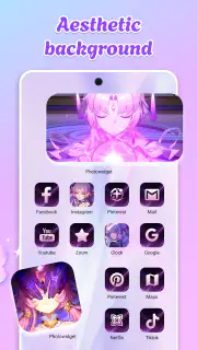 Cute theme かわいい美的壁紙テーマウィジェット screenshot 4