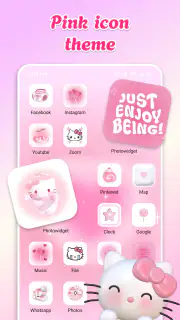 Cute theme かわいい美的壁紙テーマウィジェット screenshot 5