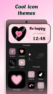Cute theme かわいい美的壁紙テーマウィジェット screenshot 6