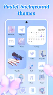 Cute theme かわいい美的壁紙テーマウィジェット screenshot 7