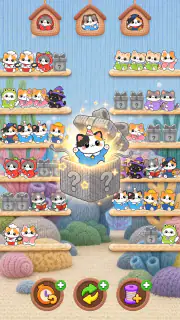 Cutie Sort: 猫 ソート 猫 色 並べ替え screenshot 2