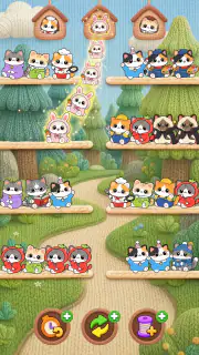 Cutie Sort: 猫 ソート 猫 色 並べ替え screenshot 3