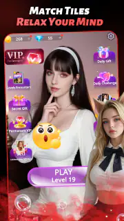 Desire Girls: Mahjong Match screenshot 1