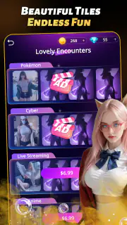 Desire Girls: Mahjong Match screenshot 3