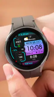 DIGI MONODARK WS74 Watch face screenshot 8