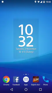 Digital Clock & Weather Widget screenshot 3
