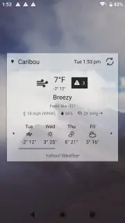 Digital Clock & Weather Widget screenshot 5