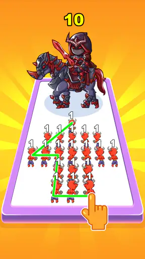 Dino Merge Master: 動物の戦い screenshot