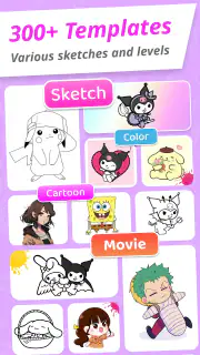 Draw Cartoon - AR Drawing App screenshot 2