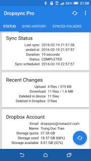 Dropsync PRO Key screenshot 2