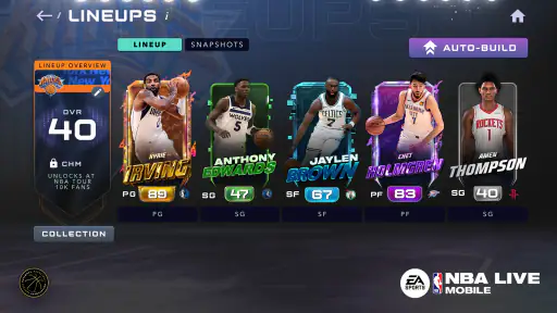 EA SPORTS™ NBA LIVE Mobile screenshot