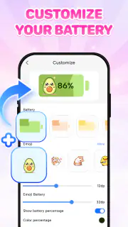 Emoji Battery - Battery Icon screenshot 3