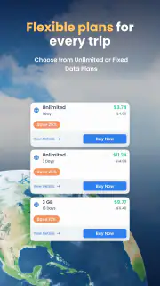 eSIM +Travel Data :GigSky screenshot 3