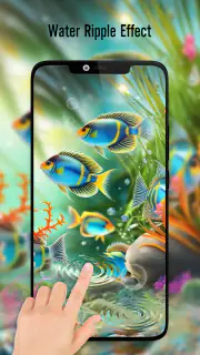 Fish On Screen 3D Wallpaper screenshot 4