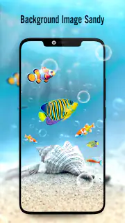 Fish On Screen 3D Wallpaper screenshot 5