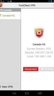 FortiClient VPN screenshot 8