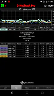 G-NetTrack Pro screenshot 2