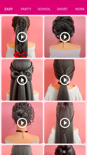 Girls Hairstyle Step By Step screenshot