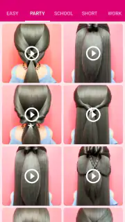 Girls Hairstyle Step By Step screenshot 2
