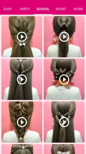 Girls Hairstyle Step By Step screenshot