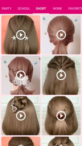 Girls Hairstyle Step By Step screenshot