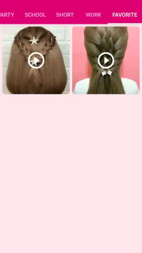 Girls Hairstyle Step By Step screenshot