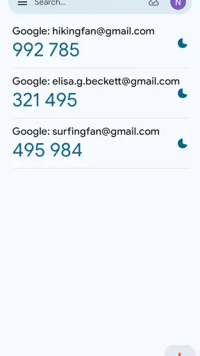 Google 認証システム screenshot