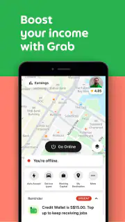 Grab Driver: App for Partners screenshot 1