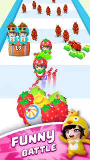 Gugu Gaga Penguin: Merge & Run screenshot 3