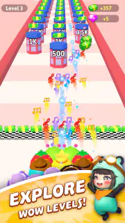 Gugu Gaga Penguin: Merge & Run screenshot 4
