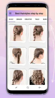 Hairstyles step by step screenshot 2
