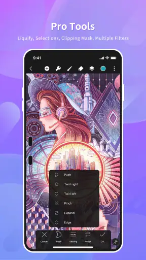 HiPaint  ペイント 、スケッチ 、ドローイング、油絵 screenshot