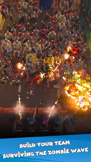Idle Zombie Wave: ゾンビTD screenshot 1