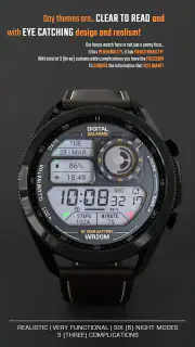 ILLUMINATOR Digital Watch face screenshot 2