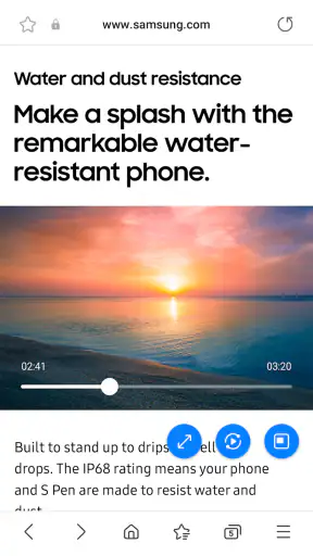 Internet Browser screenshot