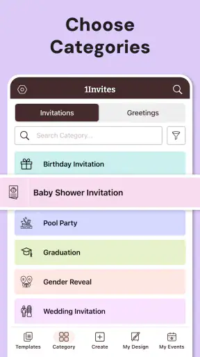 Invitation Maker & Event RSVP screenshot