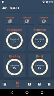JLPT Test with AI Sensei screenshot 1