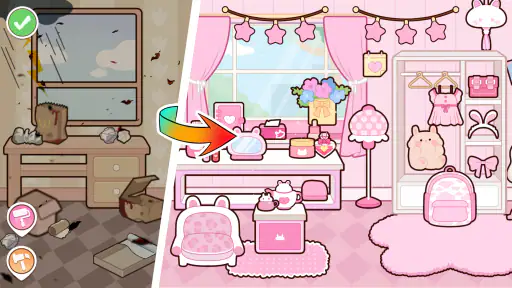 Kawaii Home Design デコールライフゲーム screenshot
