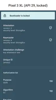 Key Attestation Demo screenshot 1