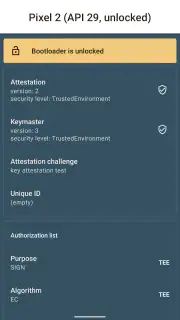 Key Attestation Demo screenshot 2