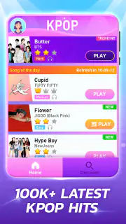 Kpop ピアノタイル: bts 音ゲー screenshot 7